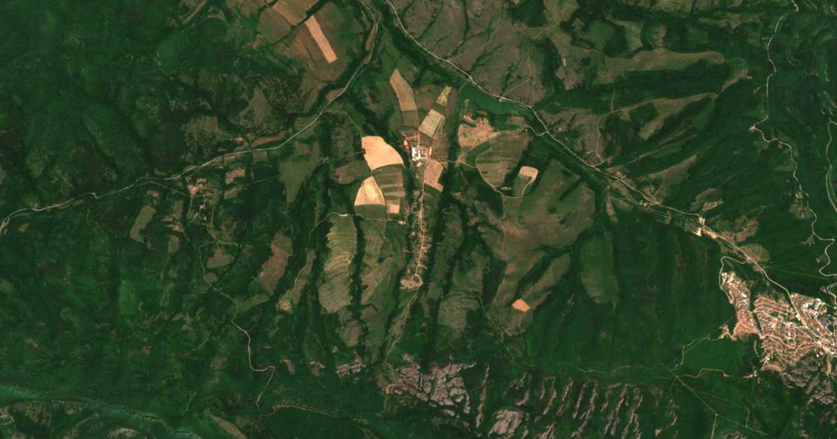 Satellitenkarte von Dǎbravka
