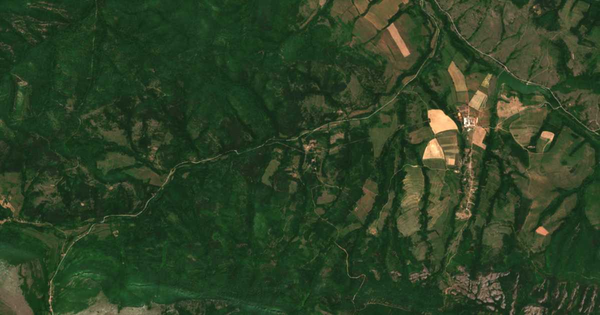 Satellitenkarte von Graničak