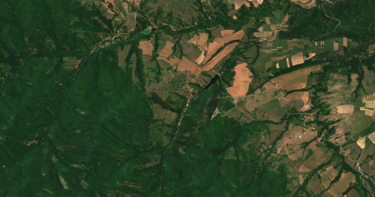 Satellitenkarte von Ošane