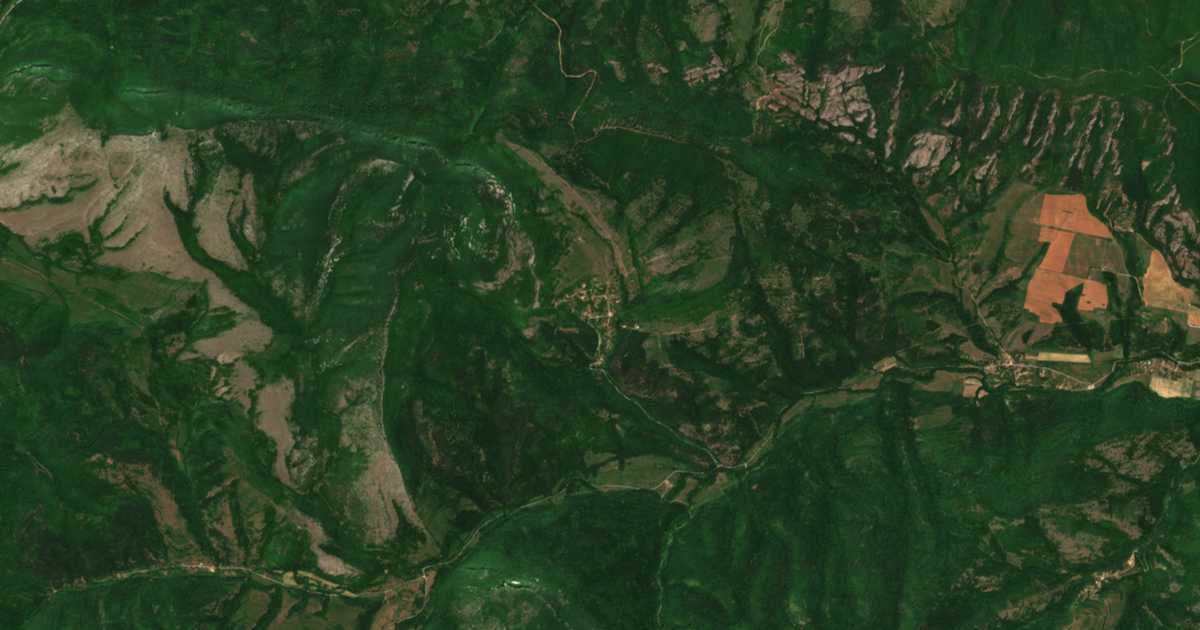 Satellitenkarte von Praužda