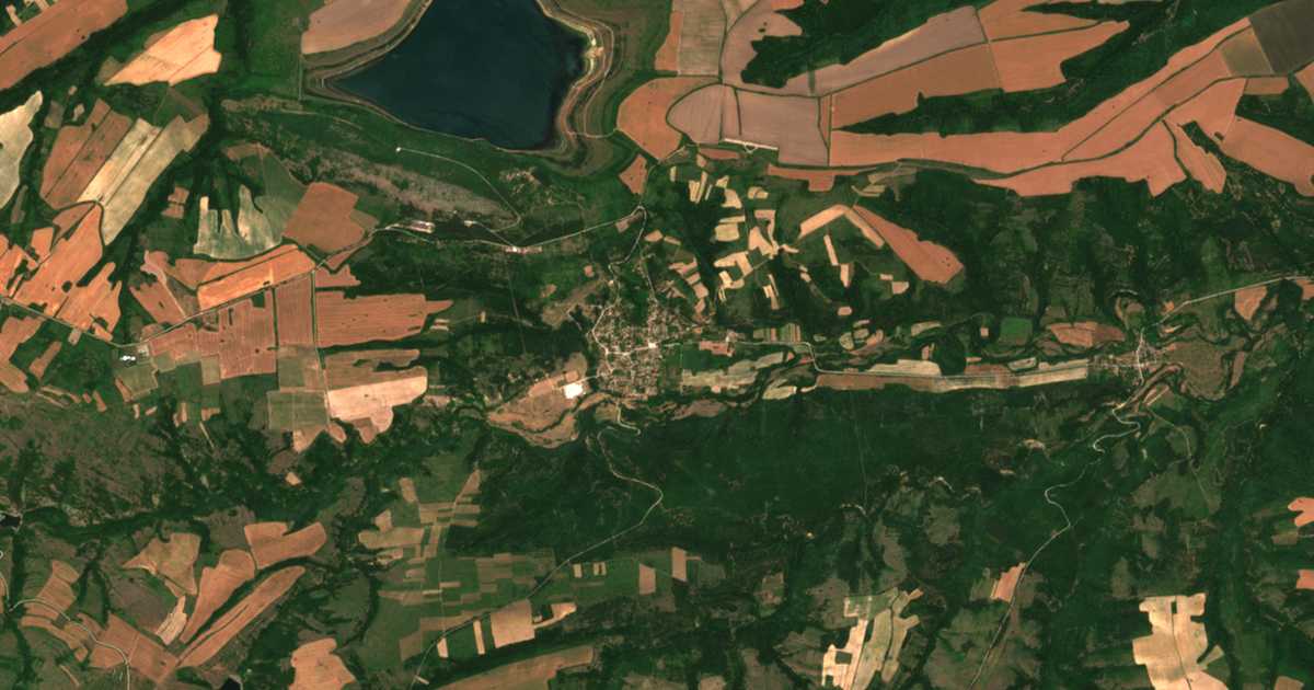 Satellitenkarte von Rabiša