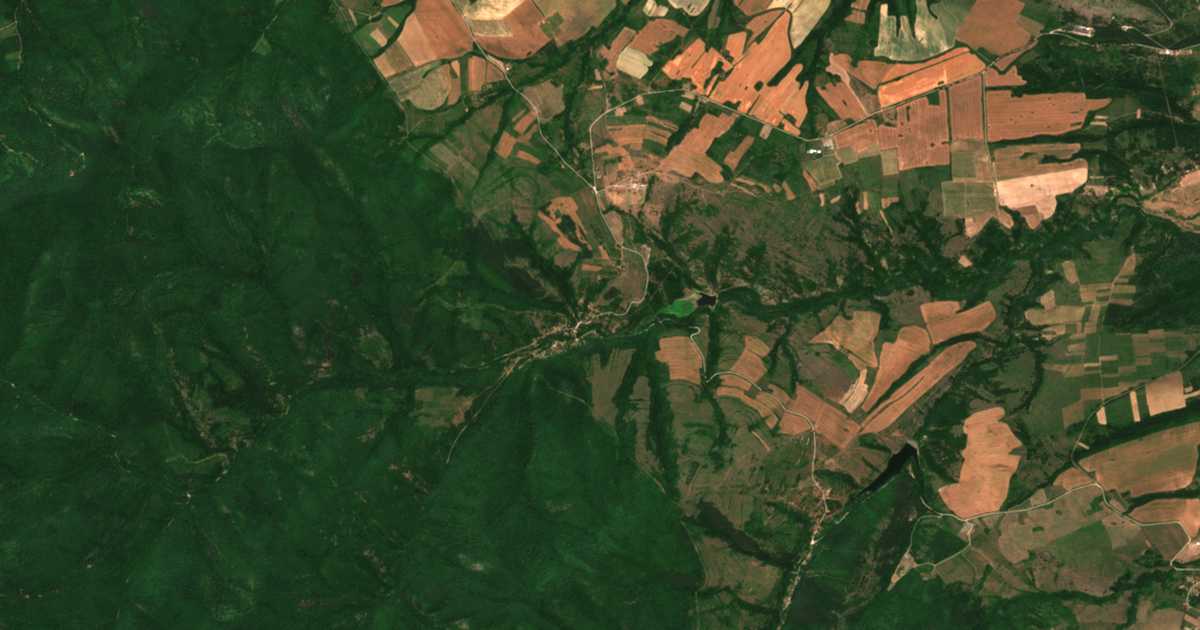 Satellitenkarte von Rajanovci