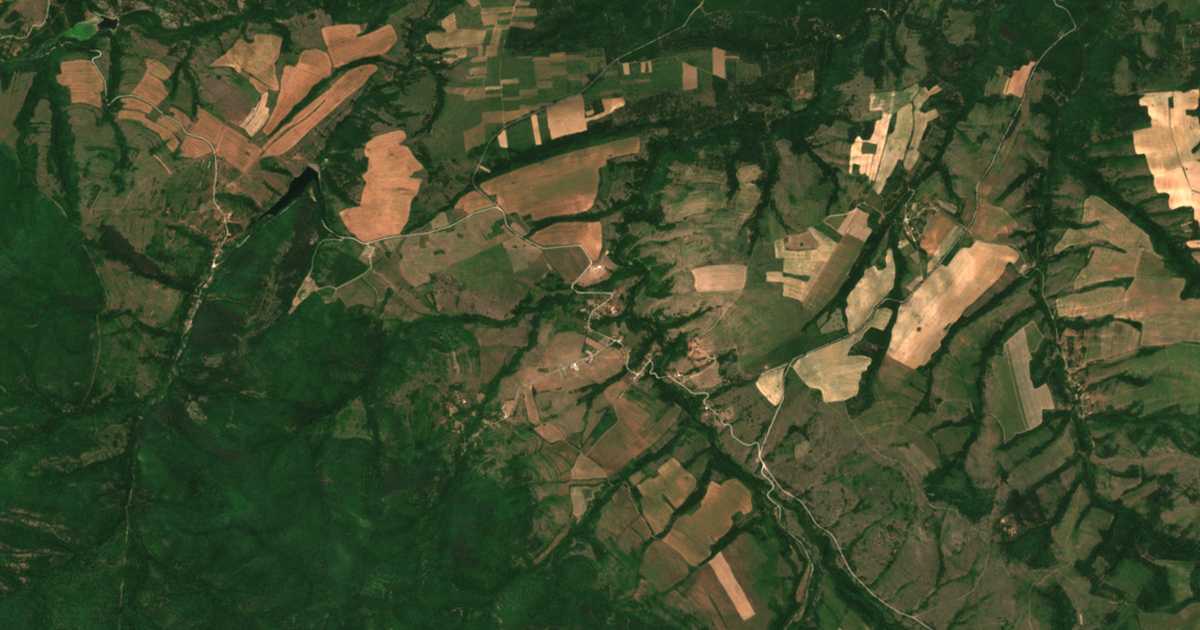 Satellitenkarte von Veštica