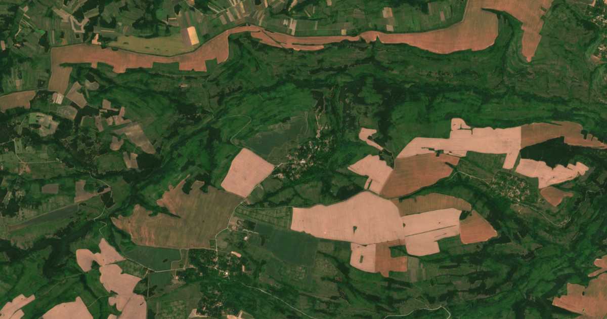 Satellitenkarte von Borilovec