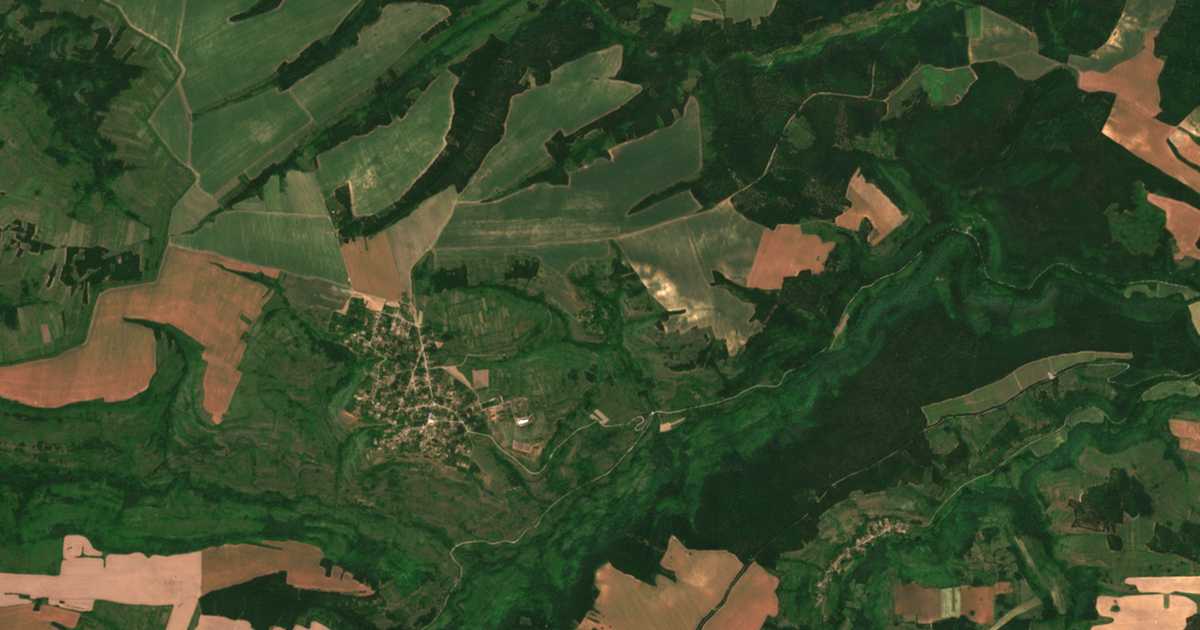 Satellitenkarte von Kanic