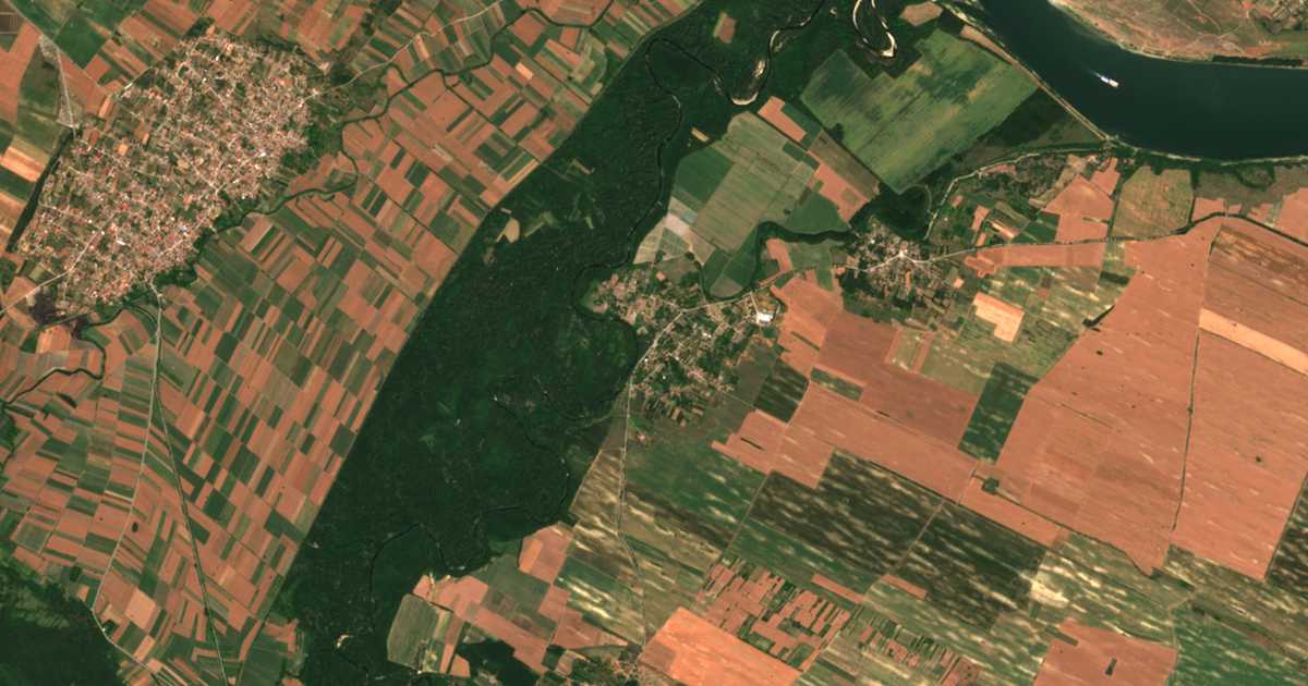 Satellitenkarte von Balej