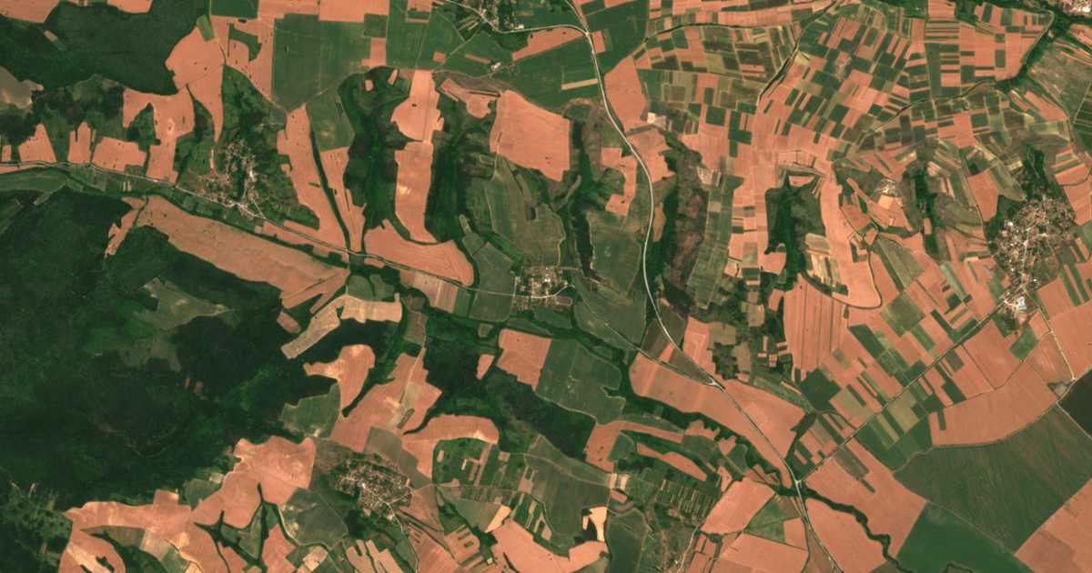 Satellitenkarte von Kalina