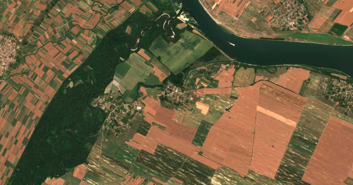 Satellitenkarte von Kudelin