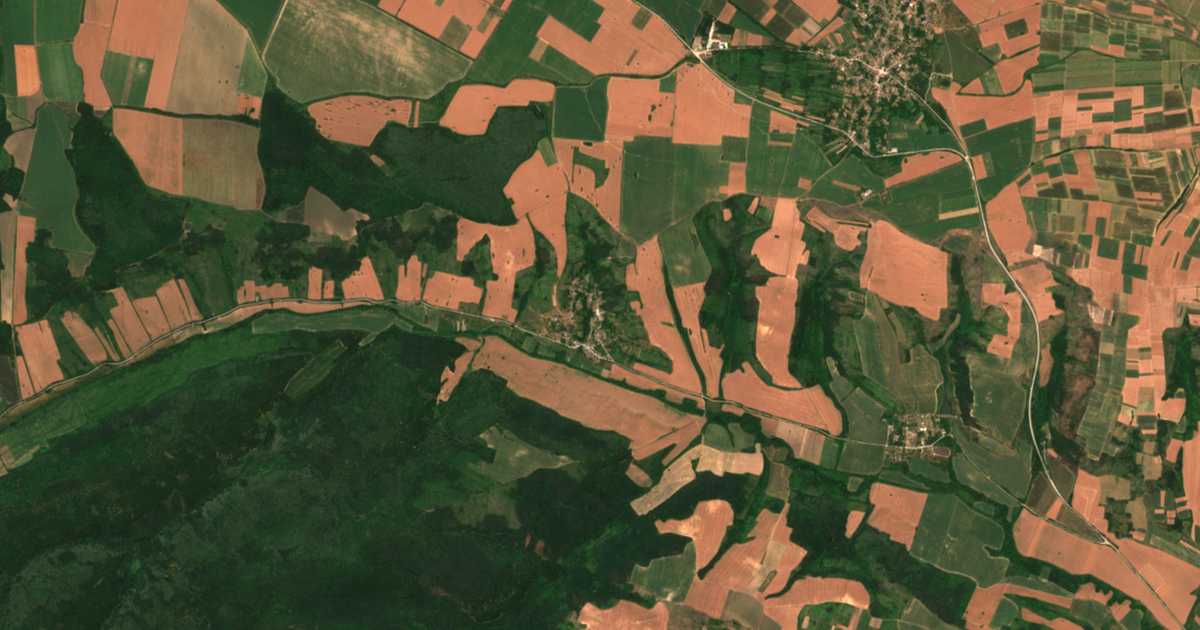 Satellitenkarte von Tijanovci