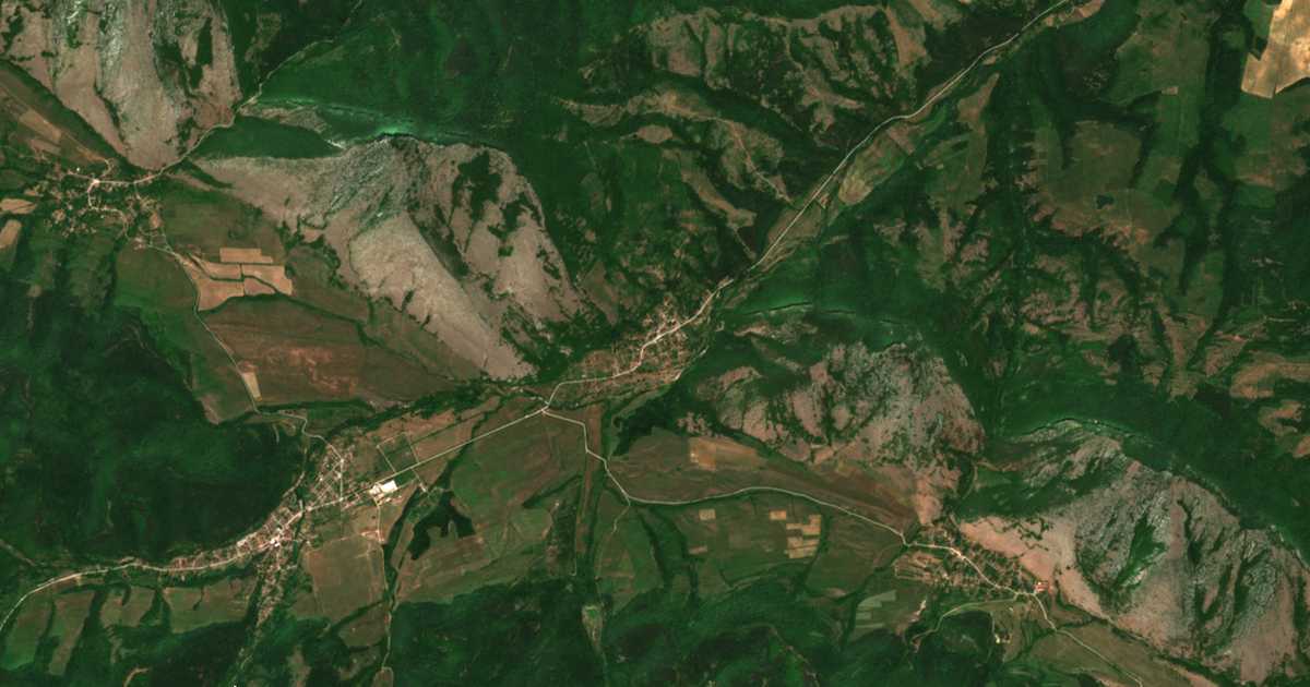 Satellitenkarte von Tǎrgovište