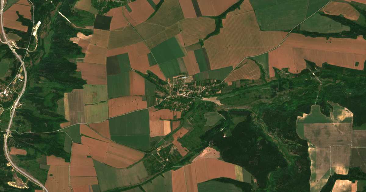 Satellitenkarte von Izvor