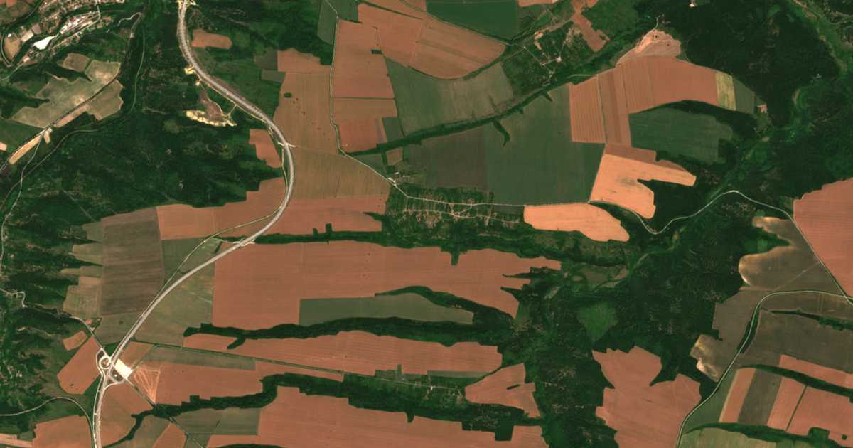 Satellitenkarte von Kostičovci