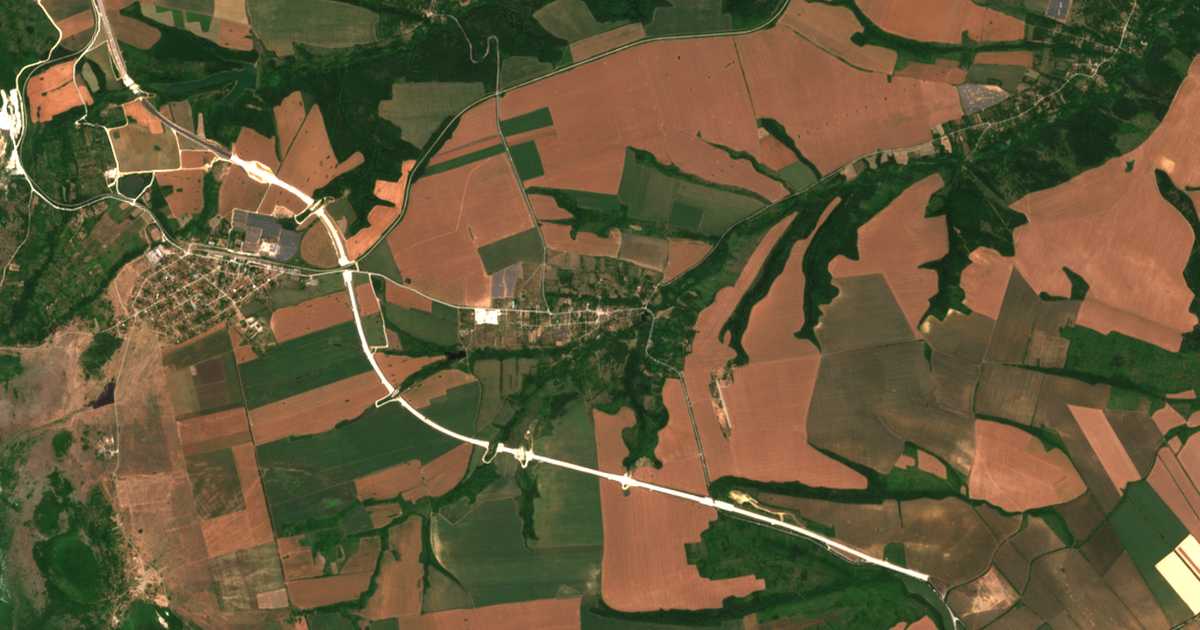 Satellitenkarte von Medovnica