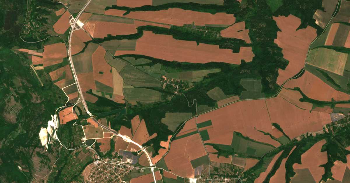 Satellitenkarte von Skomlja