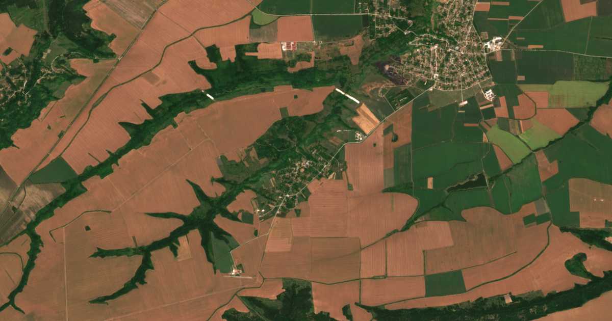 Satellitenkarte von Toševci