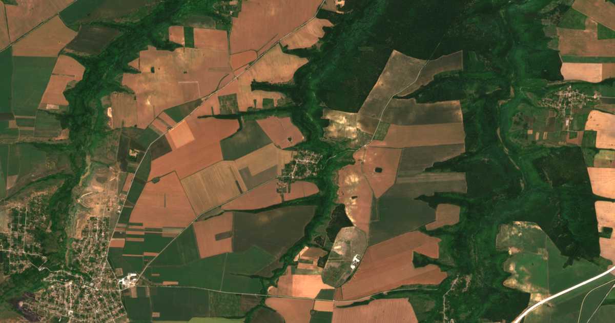 Satellitenkarte von Vodna