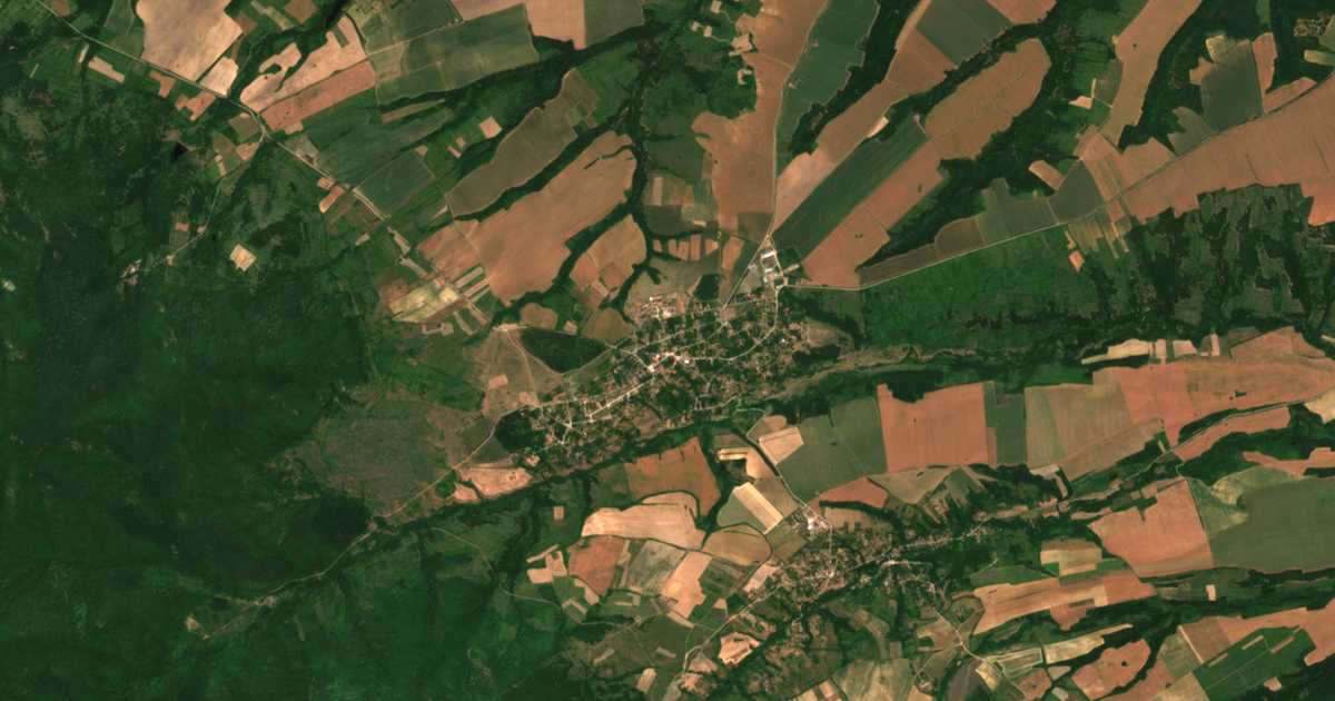 Satellitenkarte von Rakovica