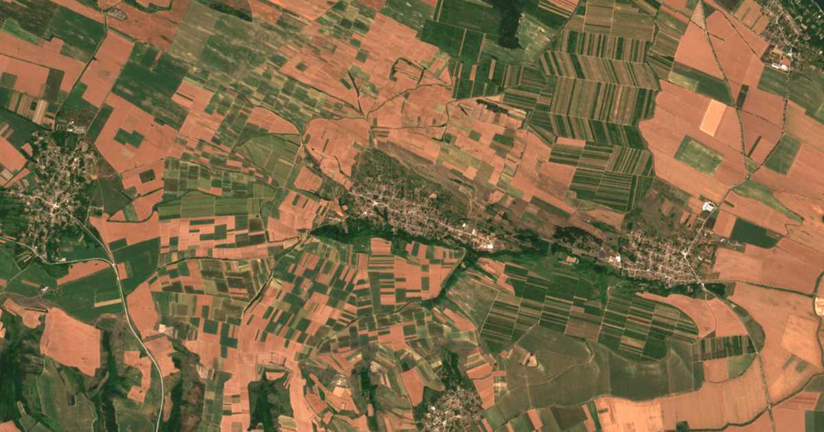 Satellitenkarte von Vinarovo
