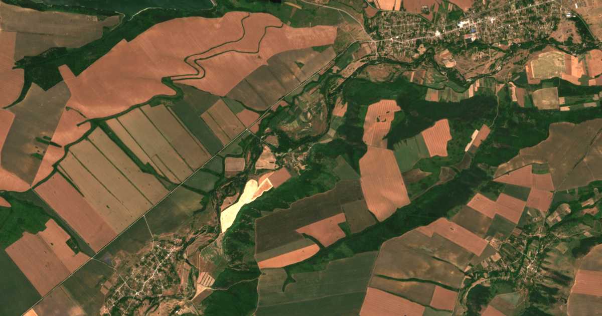 Satellitenkarte von Roglec