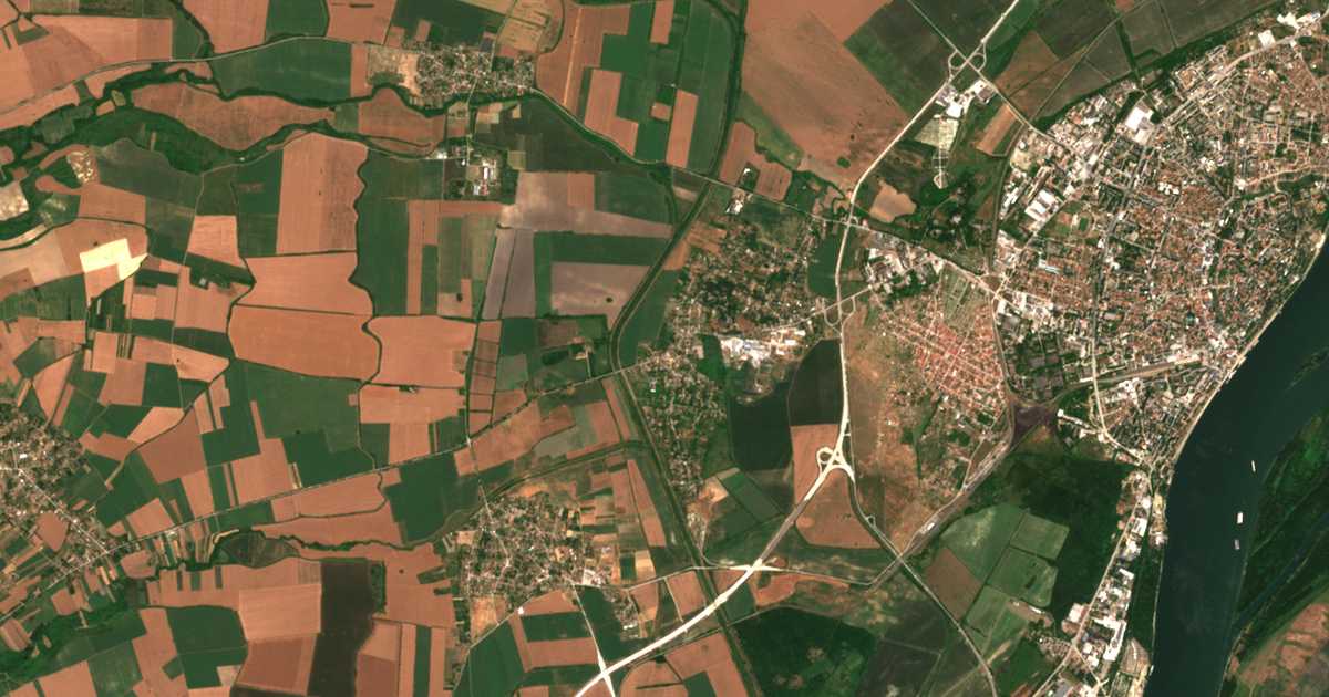 Satellitenkarte von Novoselci