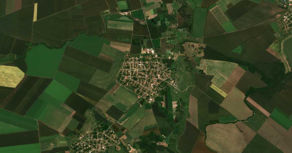 Satellitenkarte von Popica
