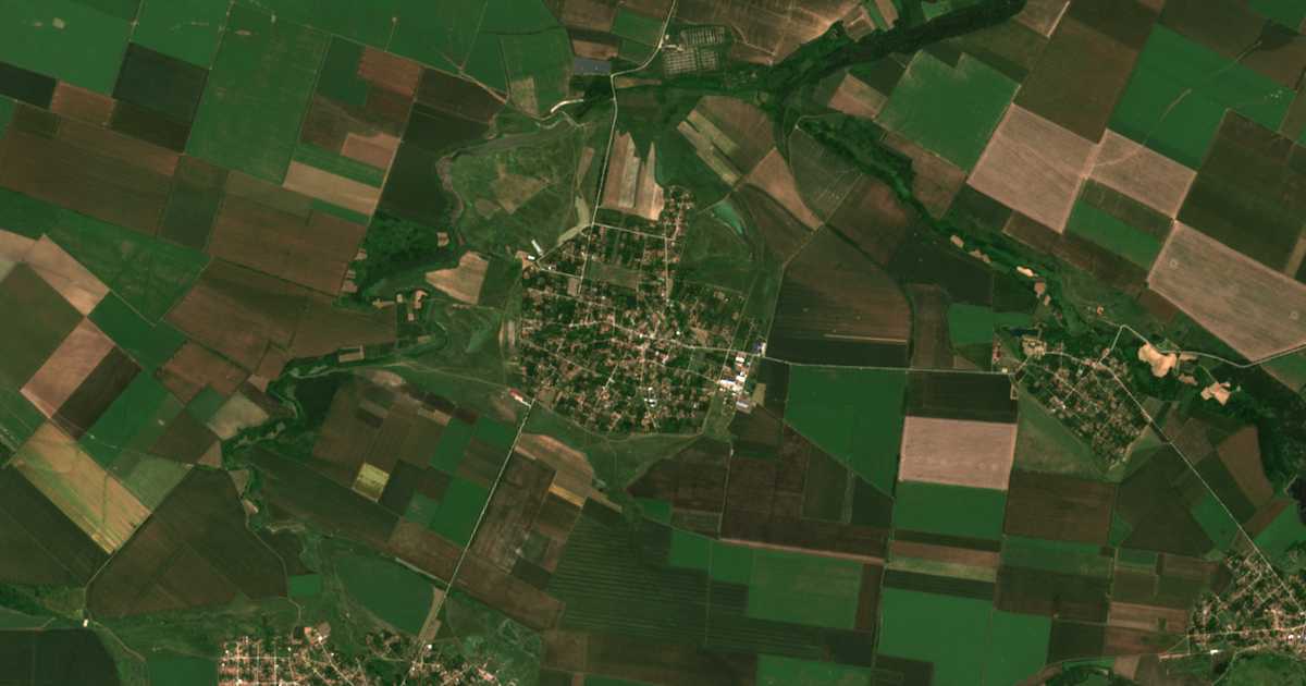 Satellitenkarte von Rogozen