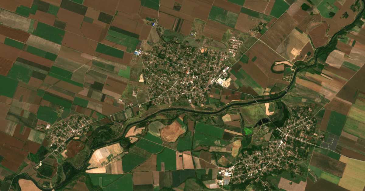 Satellitenkarte von Butan