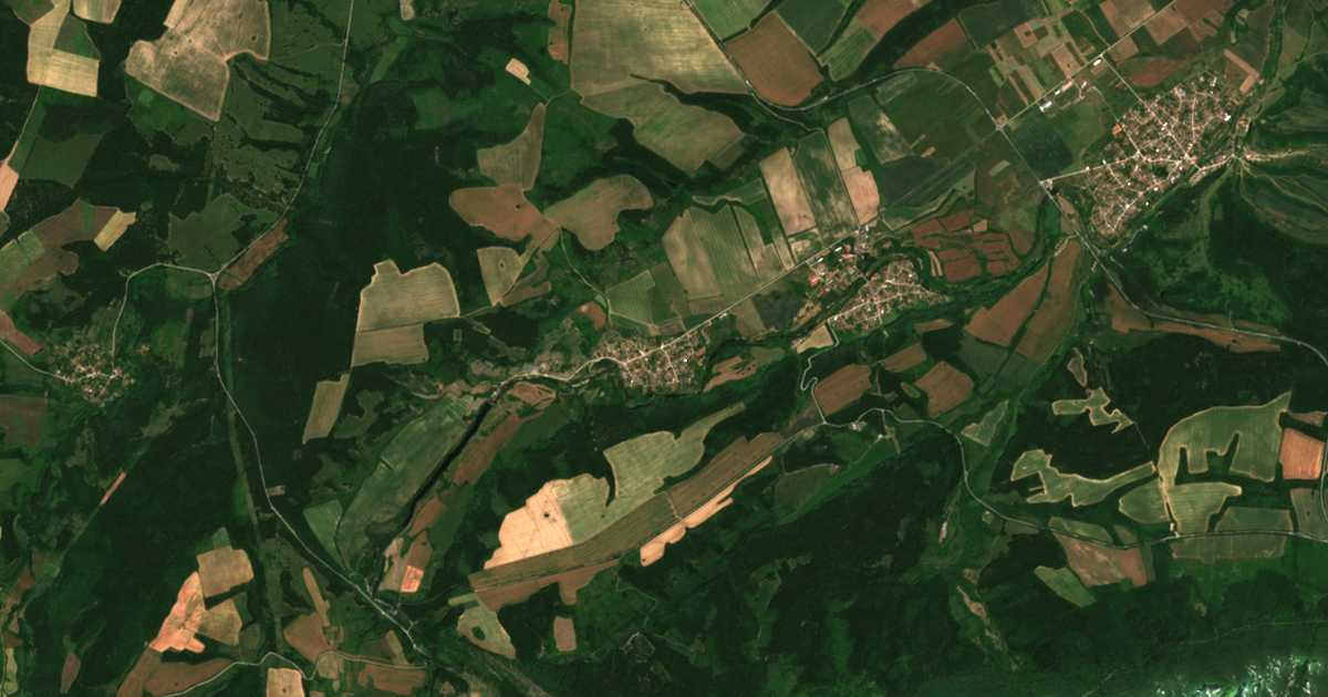 Satellitenkarte von Botunja