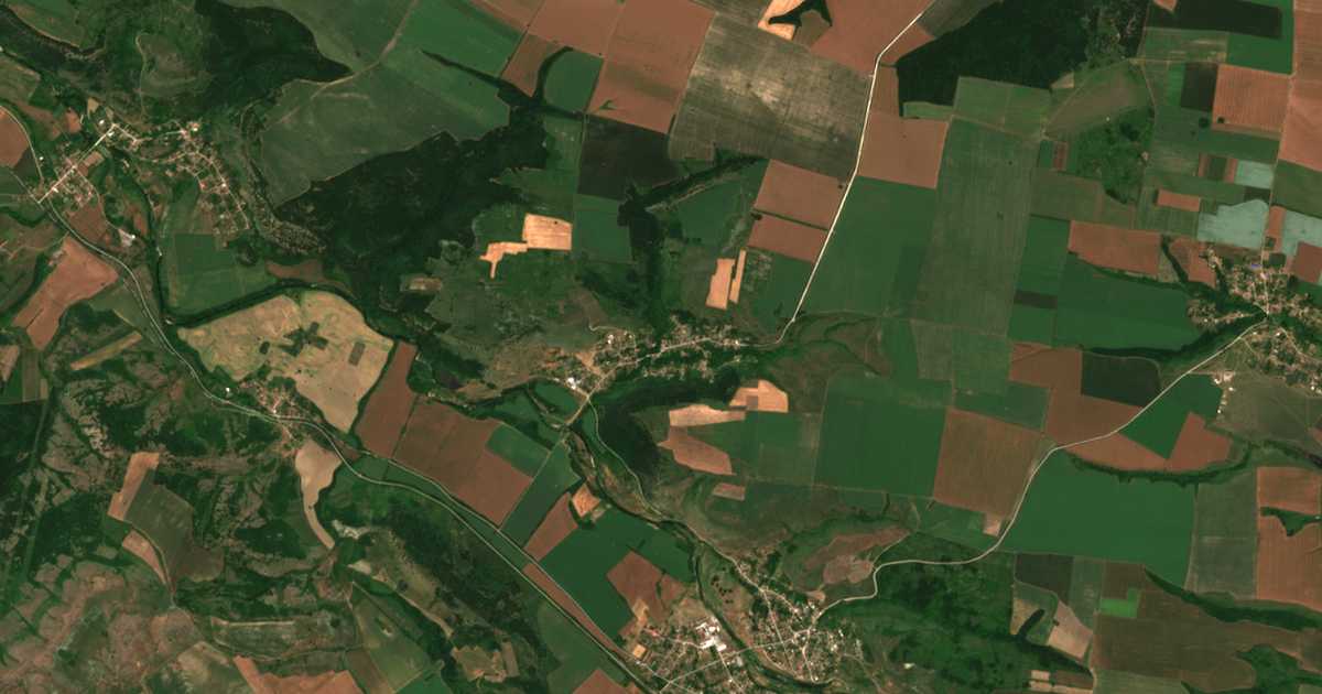Satellitenkarte von Dobruša