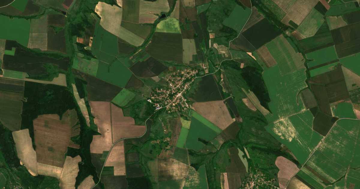 Satellitenkarte von Galatin