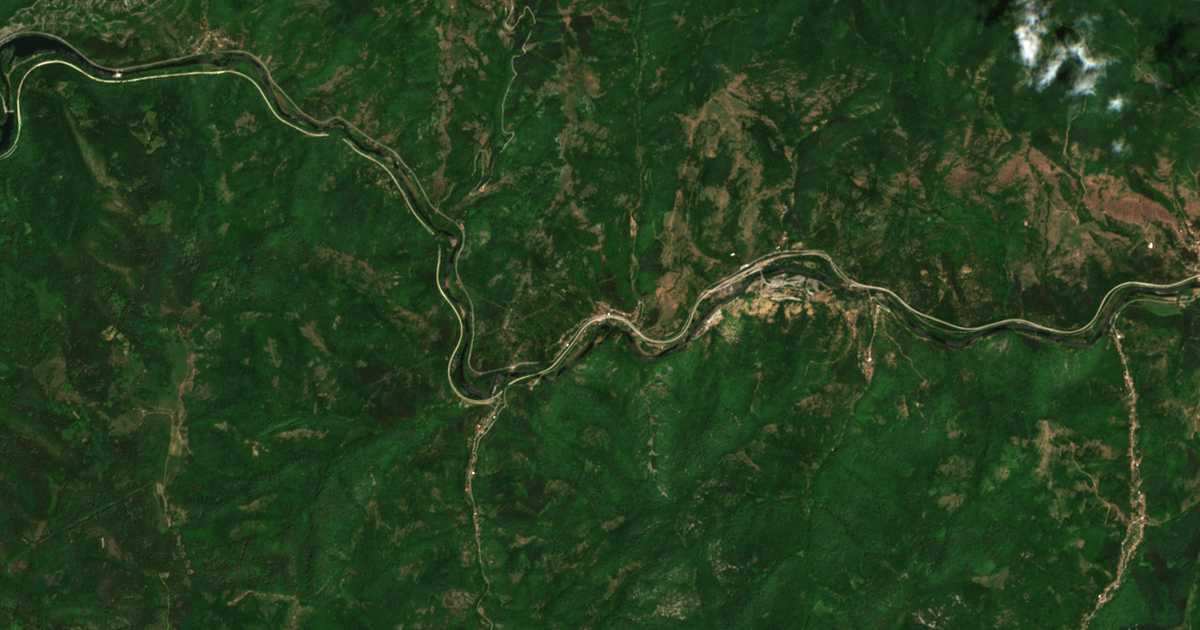 Satellitenkarte von Elisejna