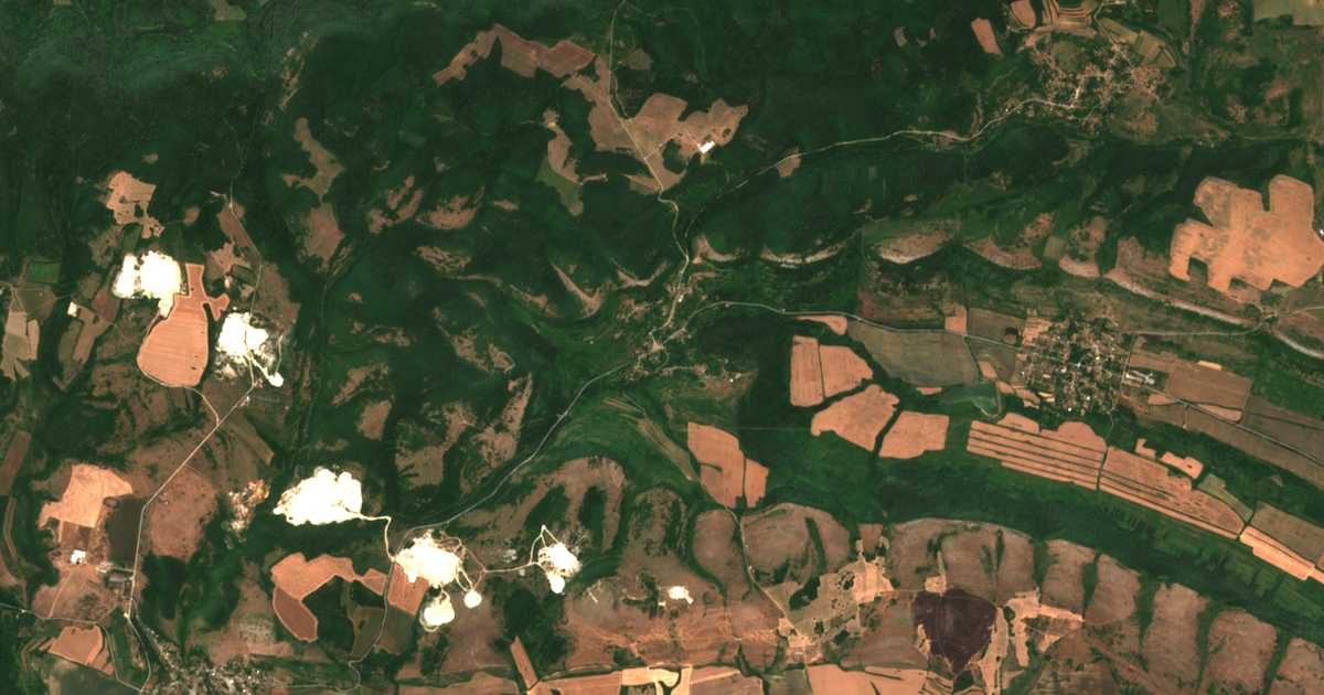 Satellitenkarte von Kalen