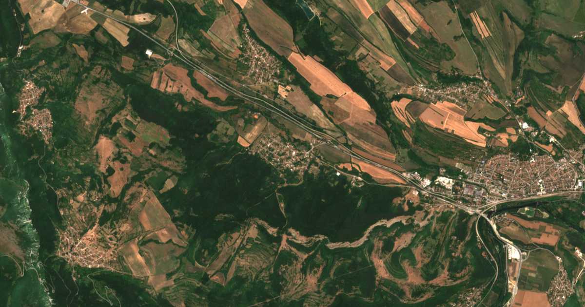 Satellitenkarte von Moravica