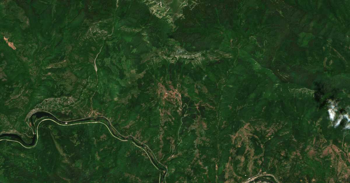 Satellitenkarte von Očindol