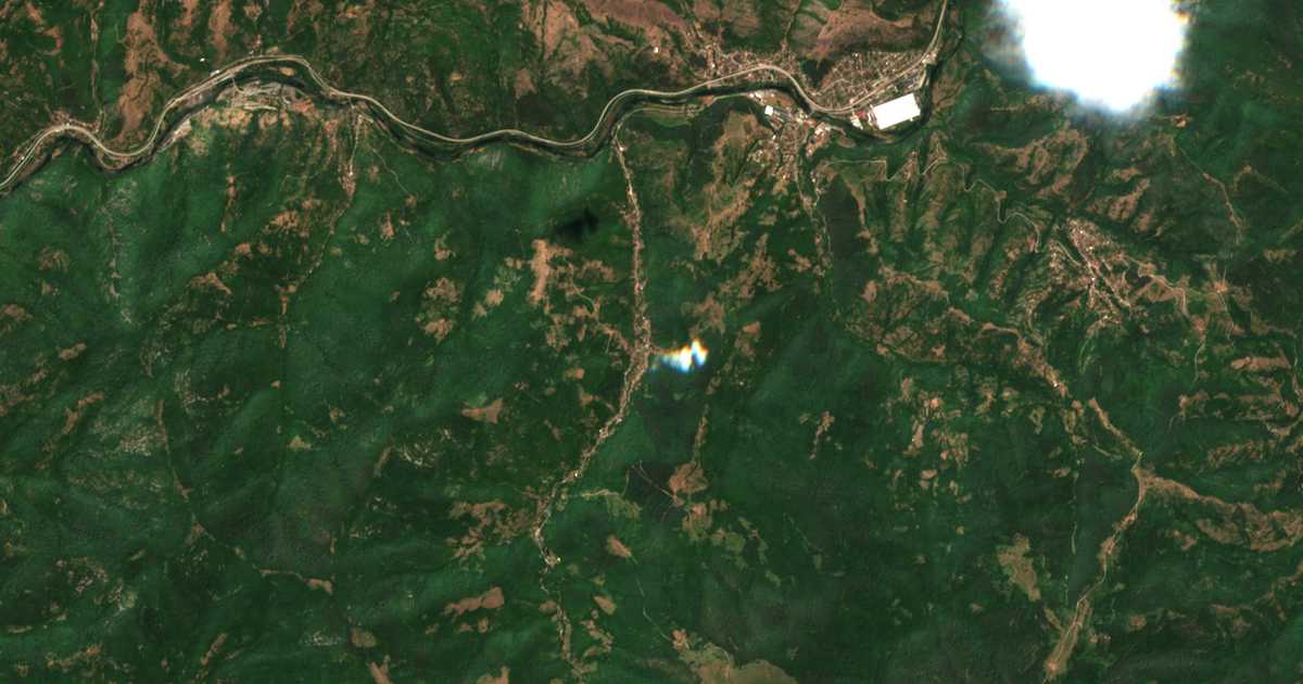 Satellitenkarte von Oselna