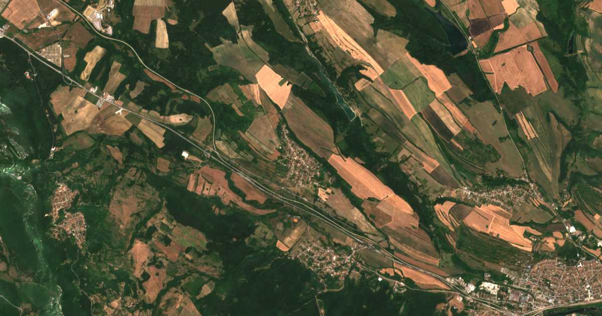 Satellitenkarte von Ruska Bela