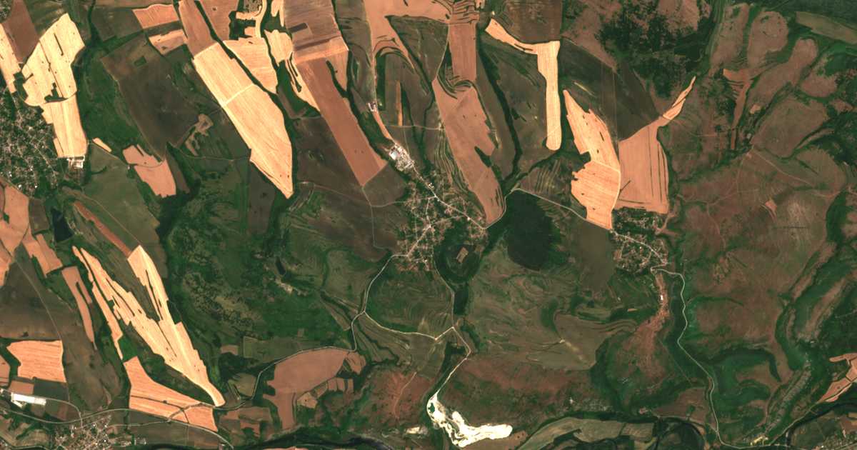 Satellitenkarte von Carevec