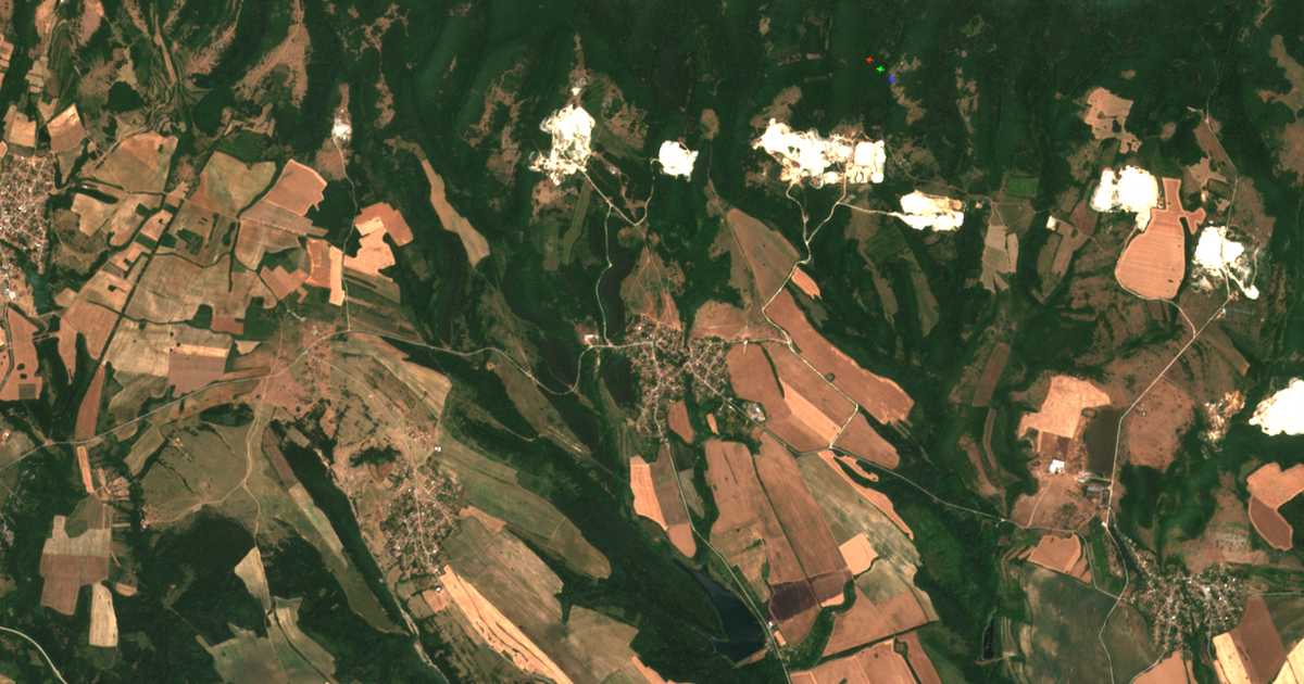 Satellitenkarte von Vǎrbešnica