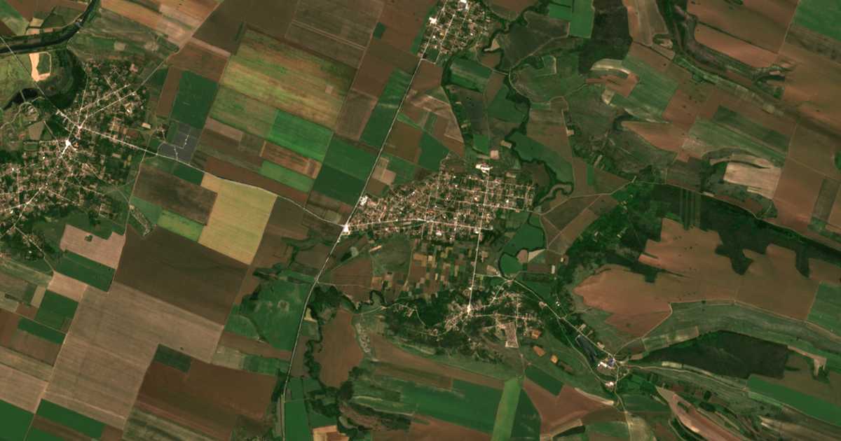 Satellitenkarte von Krušovica