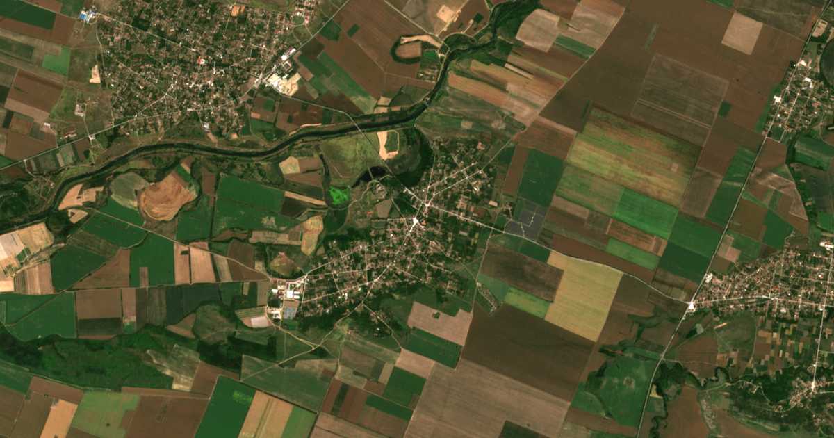 Satellitenkarte von Sofroniewo