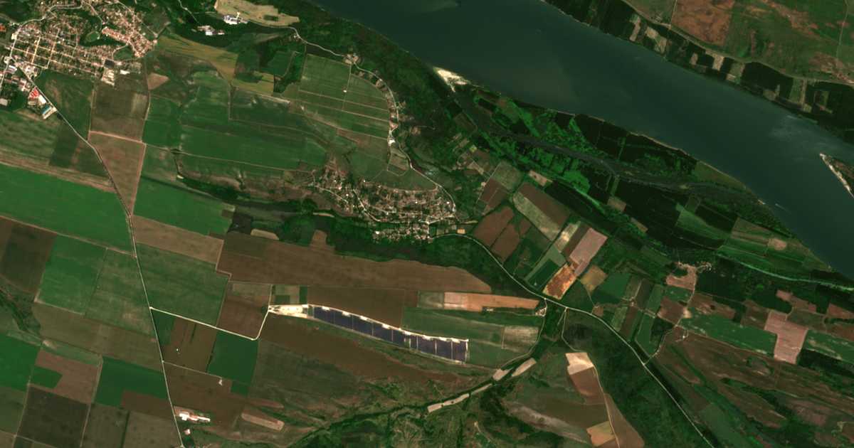 Satellitenkarte von Leskovec