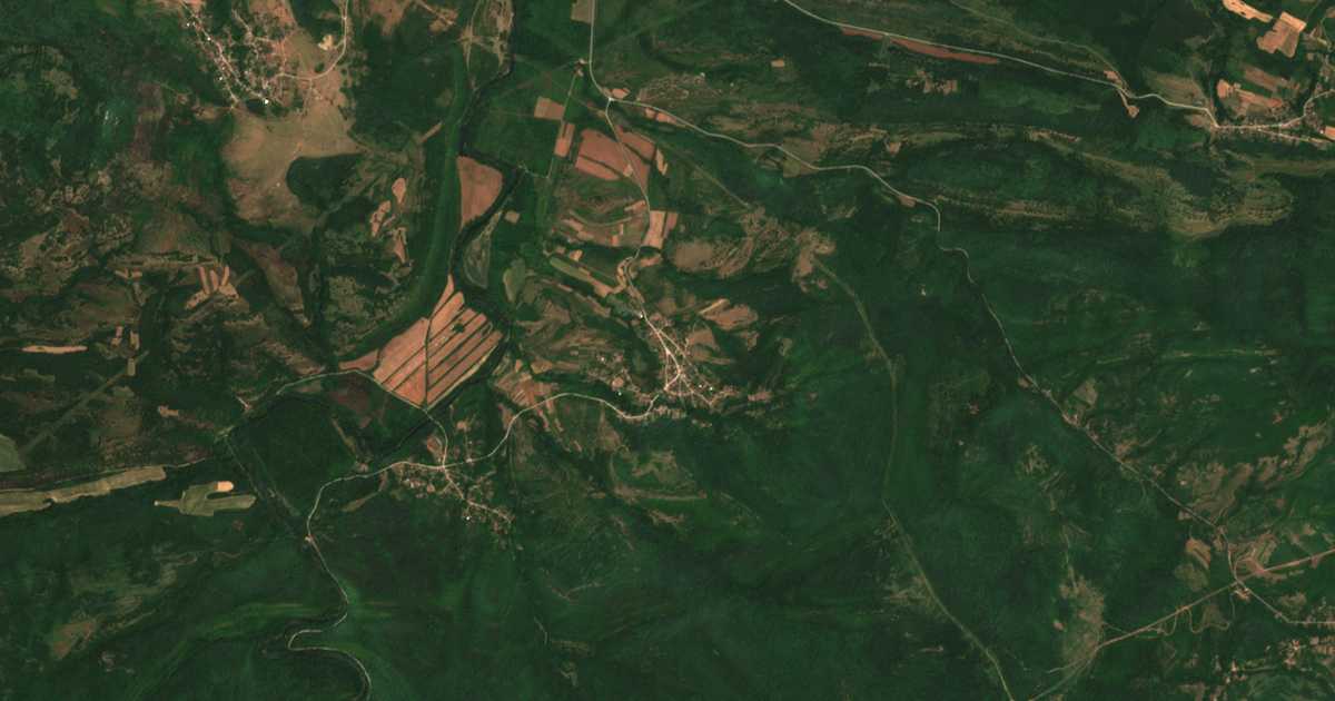 Satellitenkarte von Hubavene