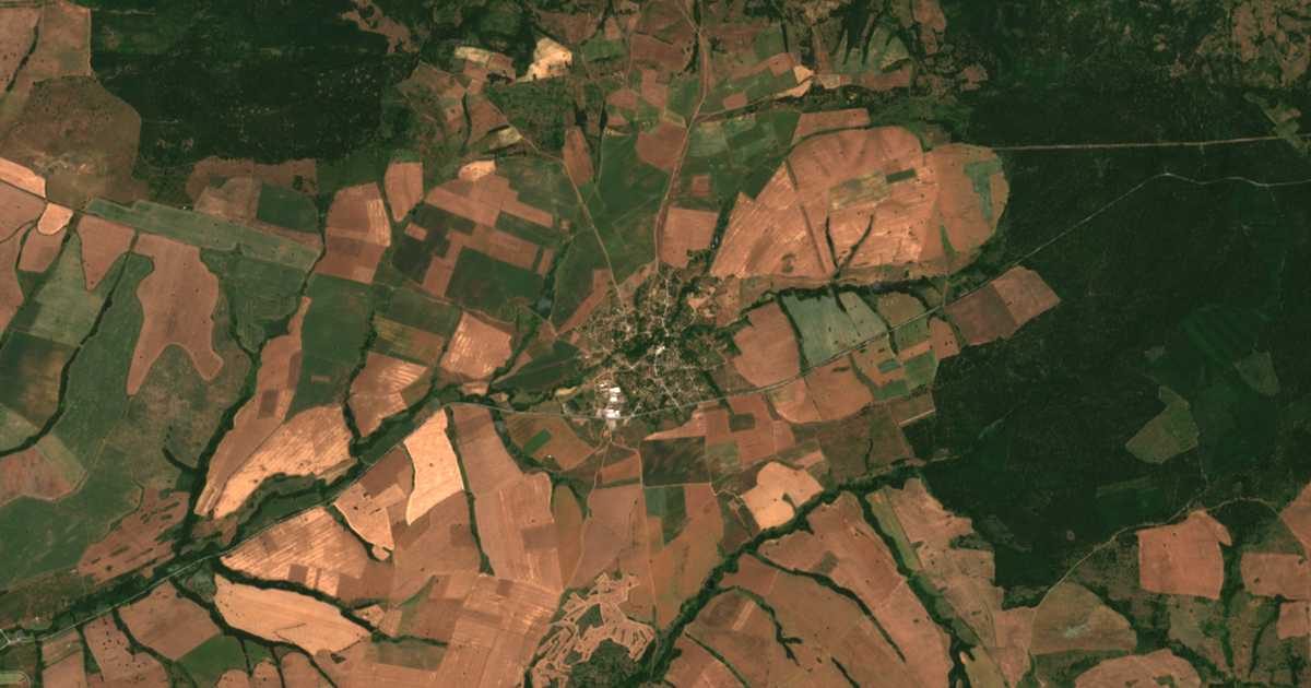 Satellitenkarte von Goljamo Kruševo