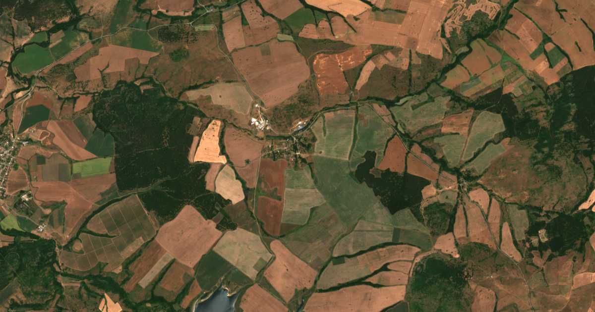 Satellitenkarte von Ružica