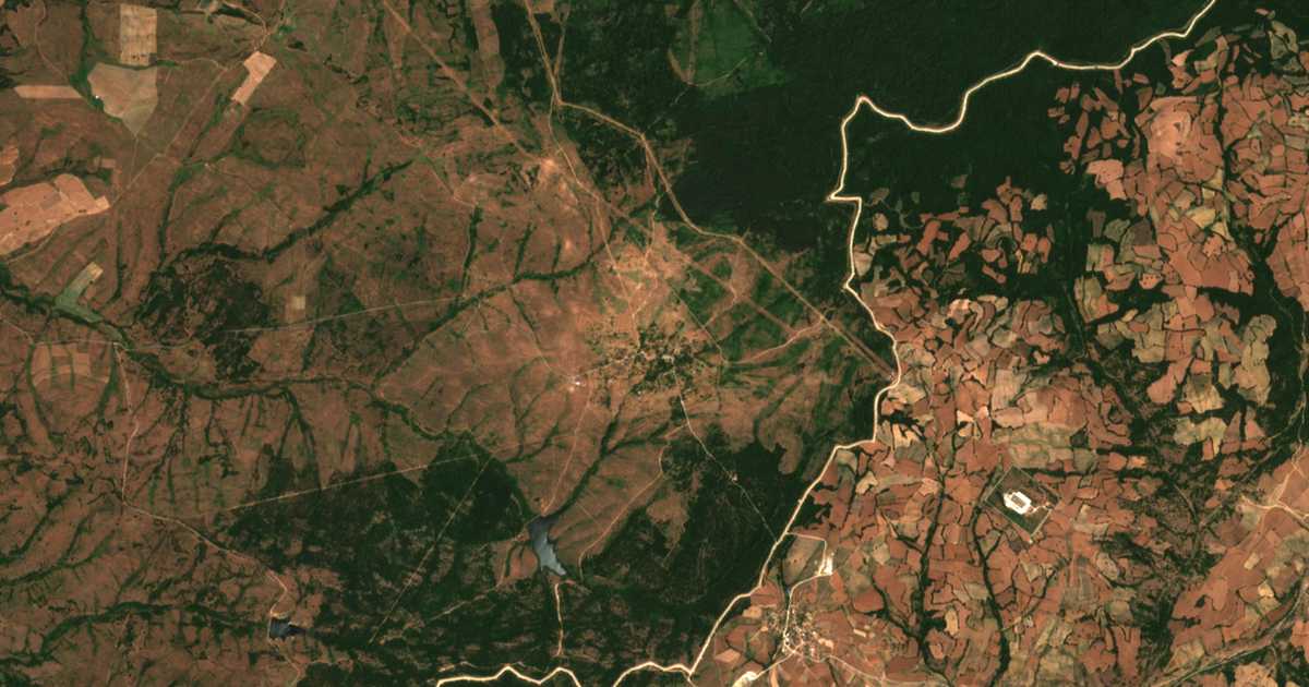 Satellitenkarte von Strandža