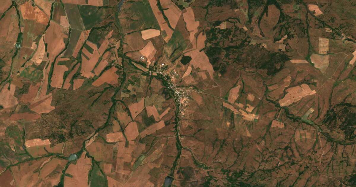 Satellitenkarte von Voden