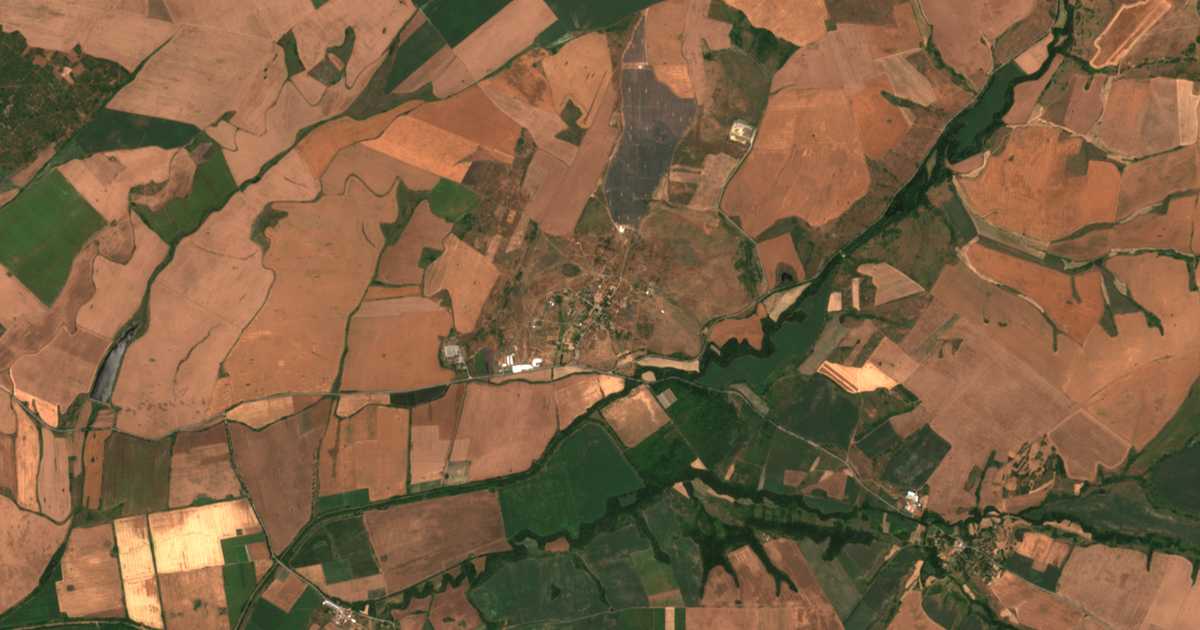 Satellitenkarte von Dobrič