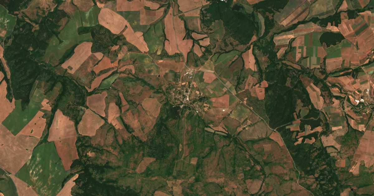 Satellitenkarte von Razdel