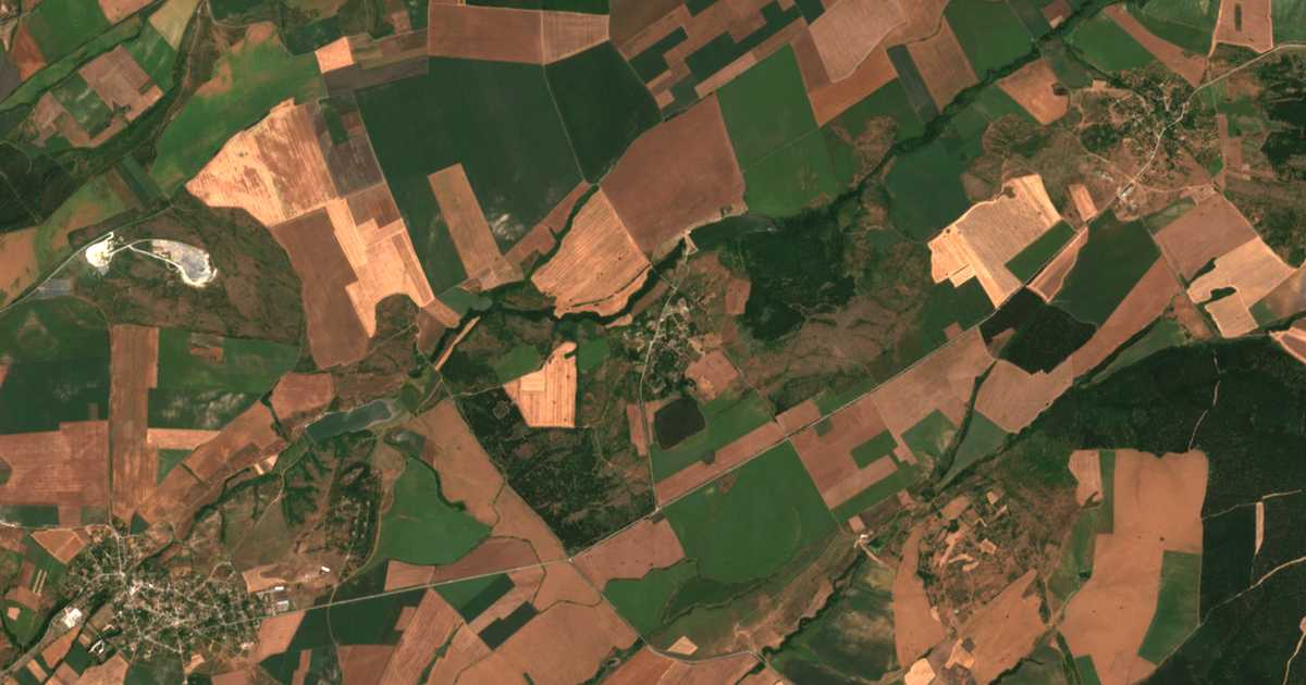 Satellitenkarte von Strojno