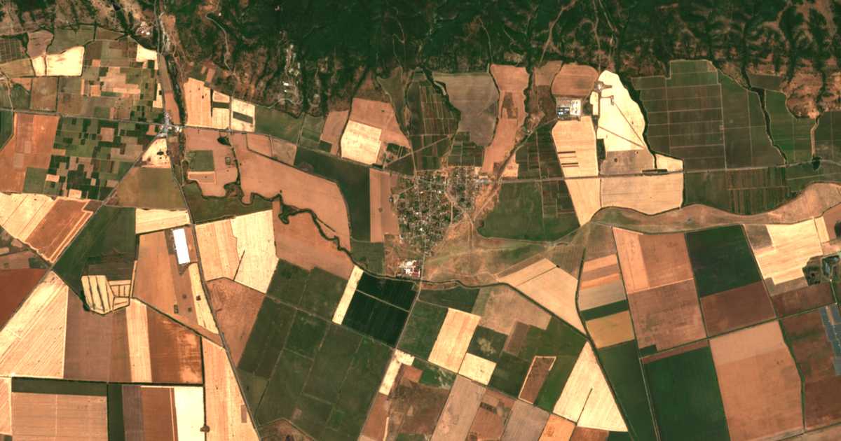 Satellitenkarte von Lozenec
